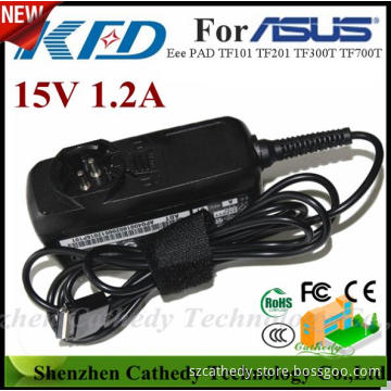 15V1.2A 18W for Asus Tablet PC Charger Eee Pad TF101 TF201 TF300t TF700t